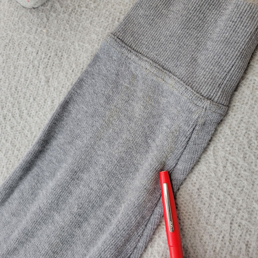 Eddie Bauer Sweater Mens Medium Gray Henley Pullover