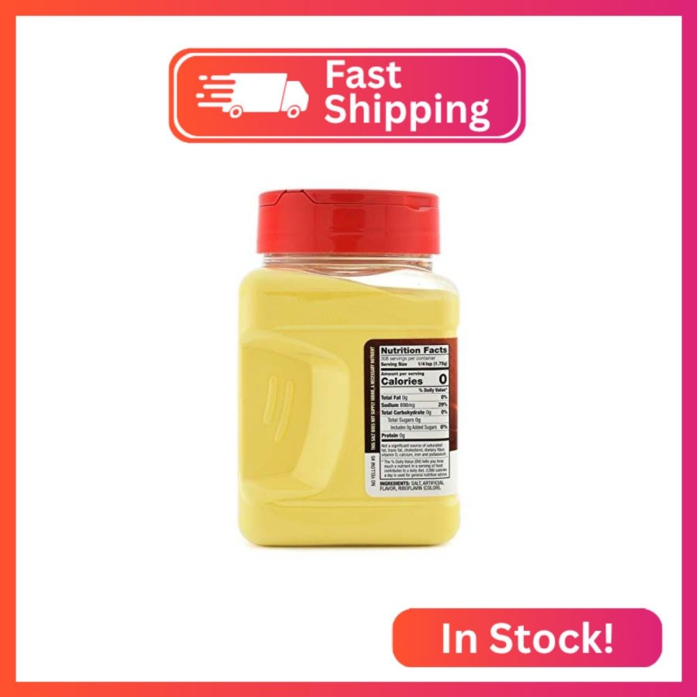 Snappy Buttery Flavored Popcorn Salt, 19 oz