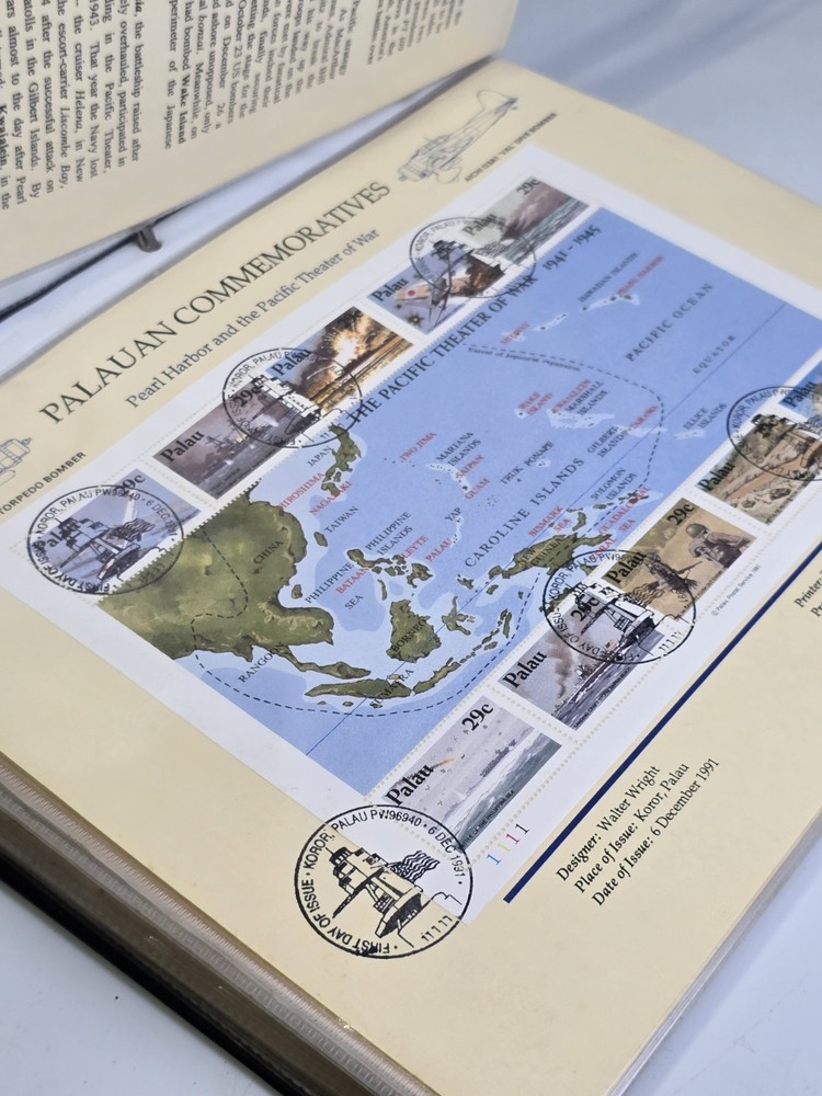 Palau Commemorative Stamp Collection First Day Issues 1990-1995