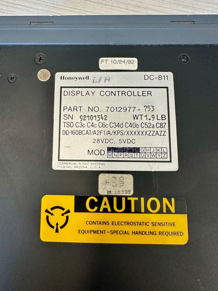 HONEYWELL DC-811 EFIS DISPLAY CONTROLLER
