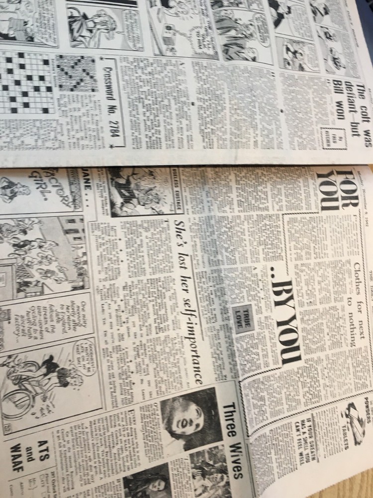 ROMMEL MONTGOMERY ET C 1943 newspaper WW2