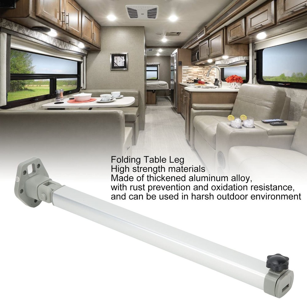 Adjustable Foldable Telescopic Table Leg Height, Rustproof Silver 560-930mm