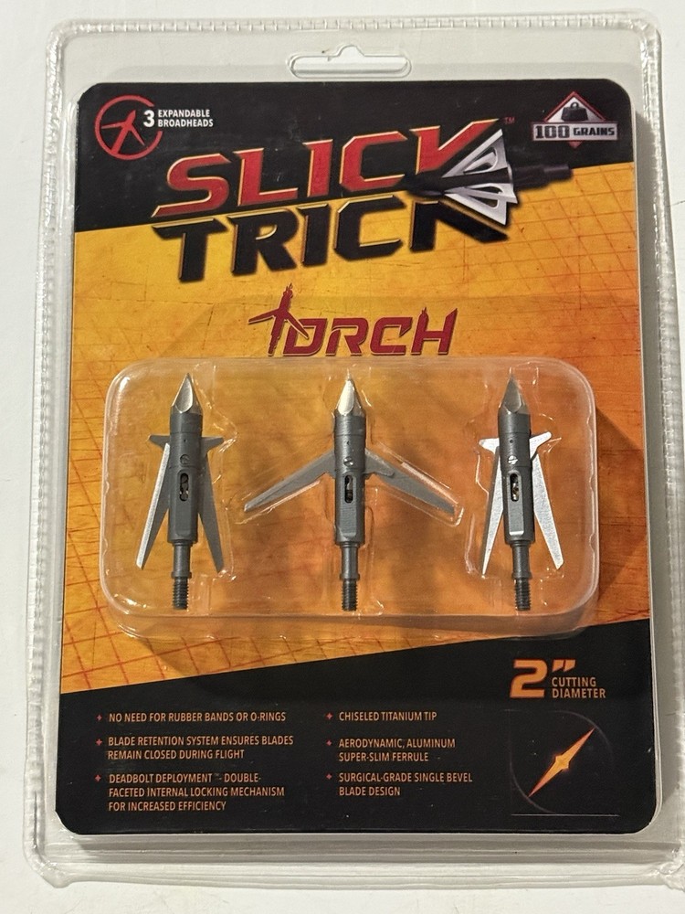Slick Trick Torch 100 Grain Broadhead 3 Pack