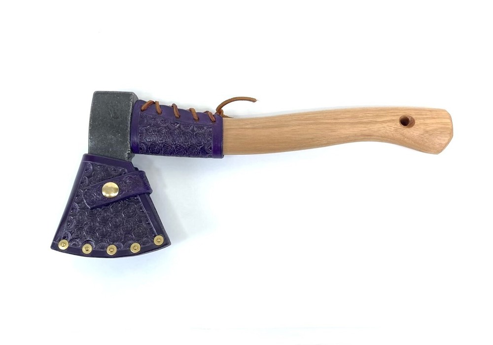 Prandi Hatchet With Custom Sheath And Overstrike Guard