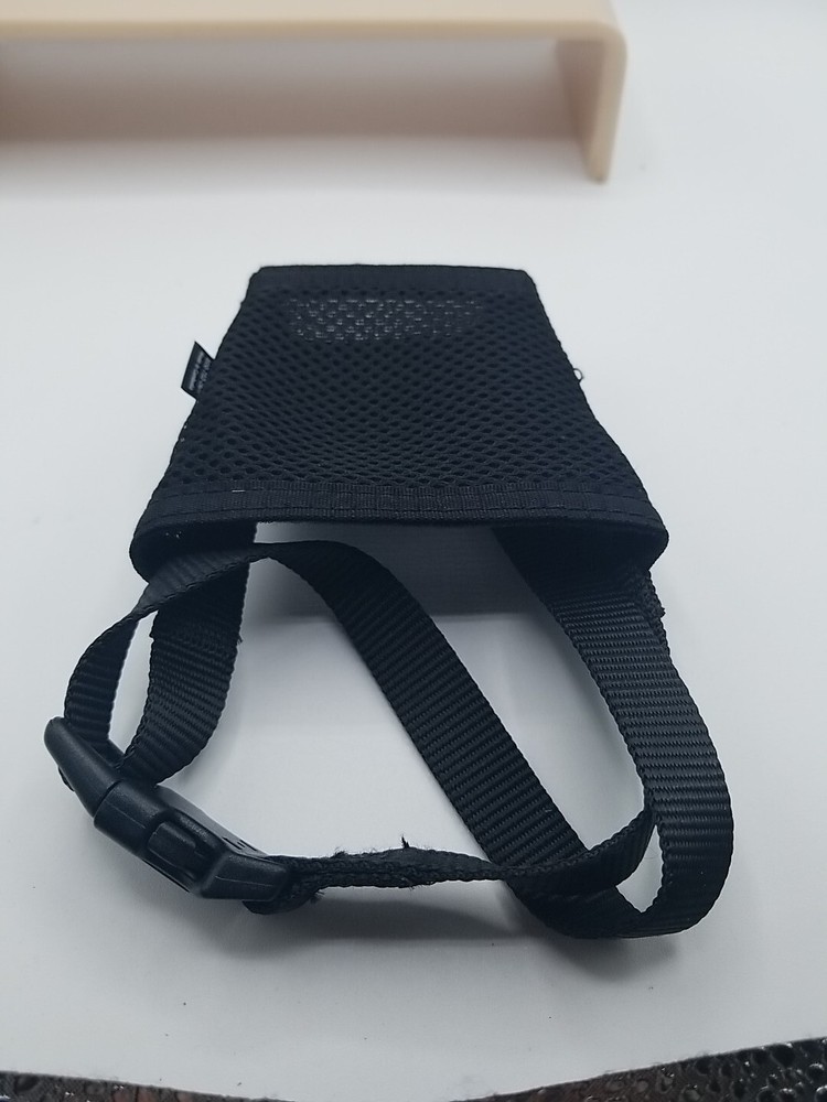 PETSAFE Soft Muzzle for Medium Dogs Black Nylon Adjustable Padded