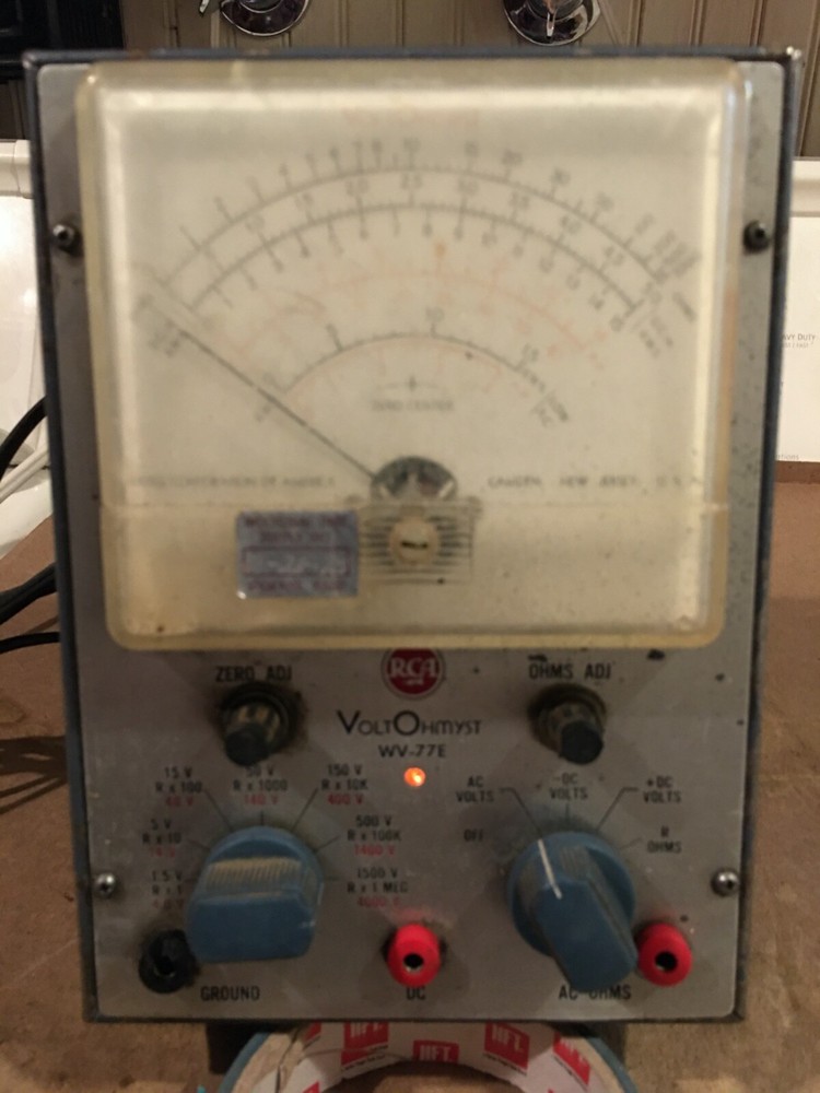RCA meter model WV-77E , Volt-Ohmyst ,     used