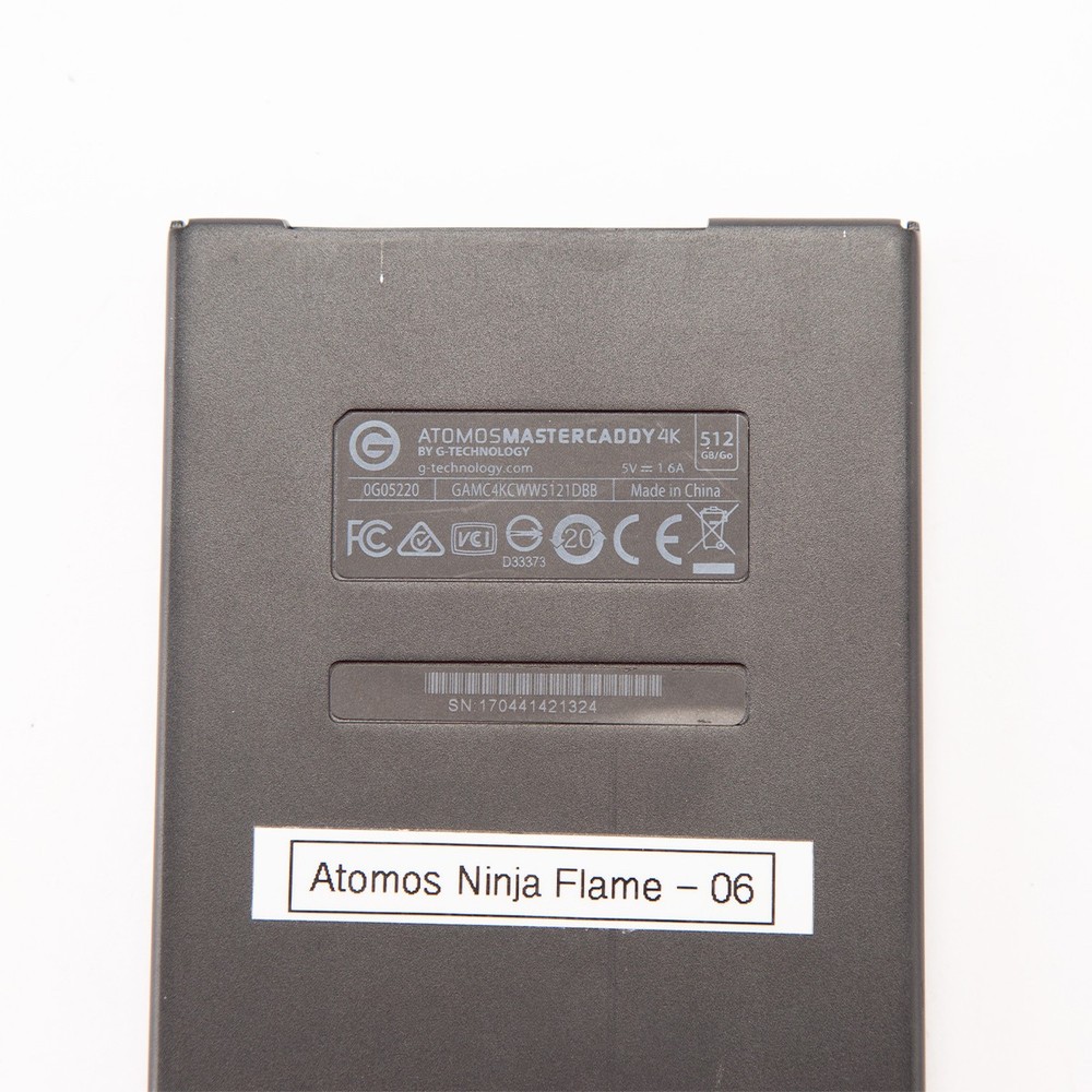 G-Technology Atomos 512GB 4K Master Caddy SSD Solid State Drive - SKU#1969759