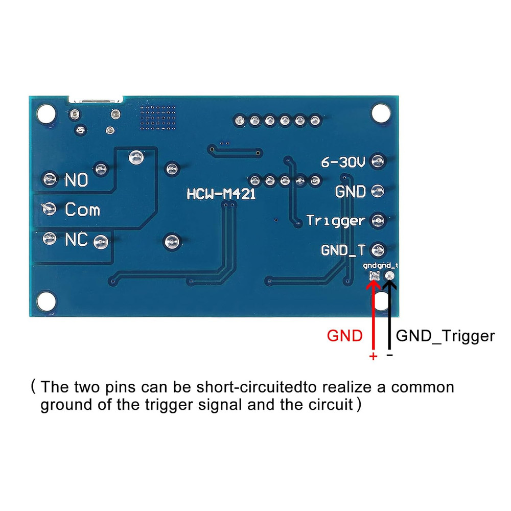 4Pcs DC 6-30V Timer Relay Programmable Delay Relay Module Cycle Timer with LCD D