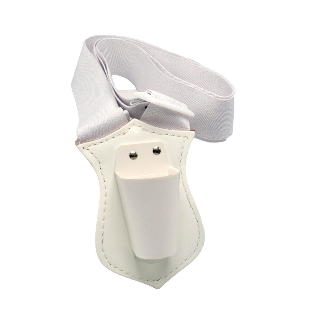 Jay-Pee Parade Single Flag Carrier White Web Marching Band Scouts Ceremony