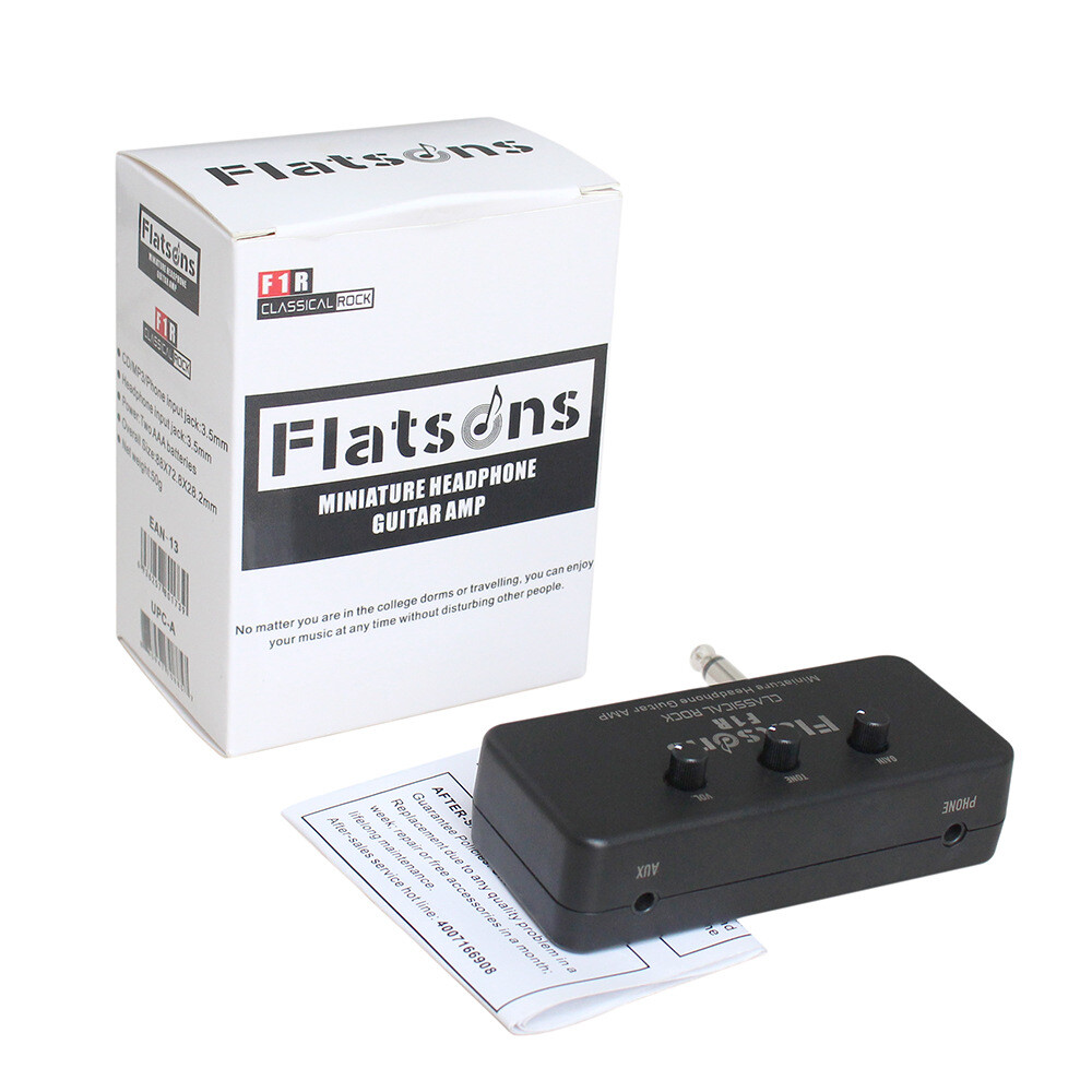 Guitar adapter headphone amplifier mini box head distortion effector