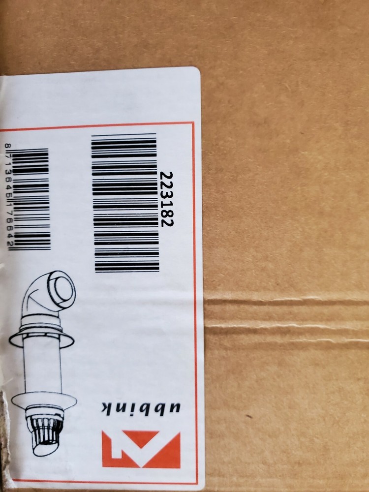 New Rinnai Horizontal Vent Termination Universal Concentric Venting White 223182