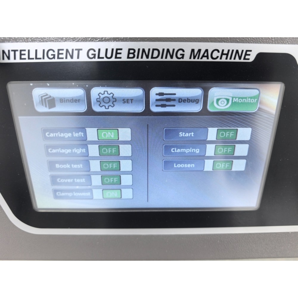 220V 1.9KW Side Glue Installation Machine Fully A4 Automatic Perfect Binding Mac