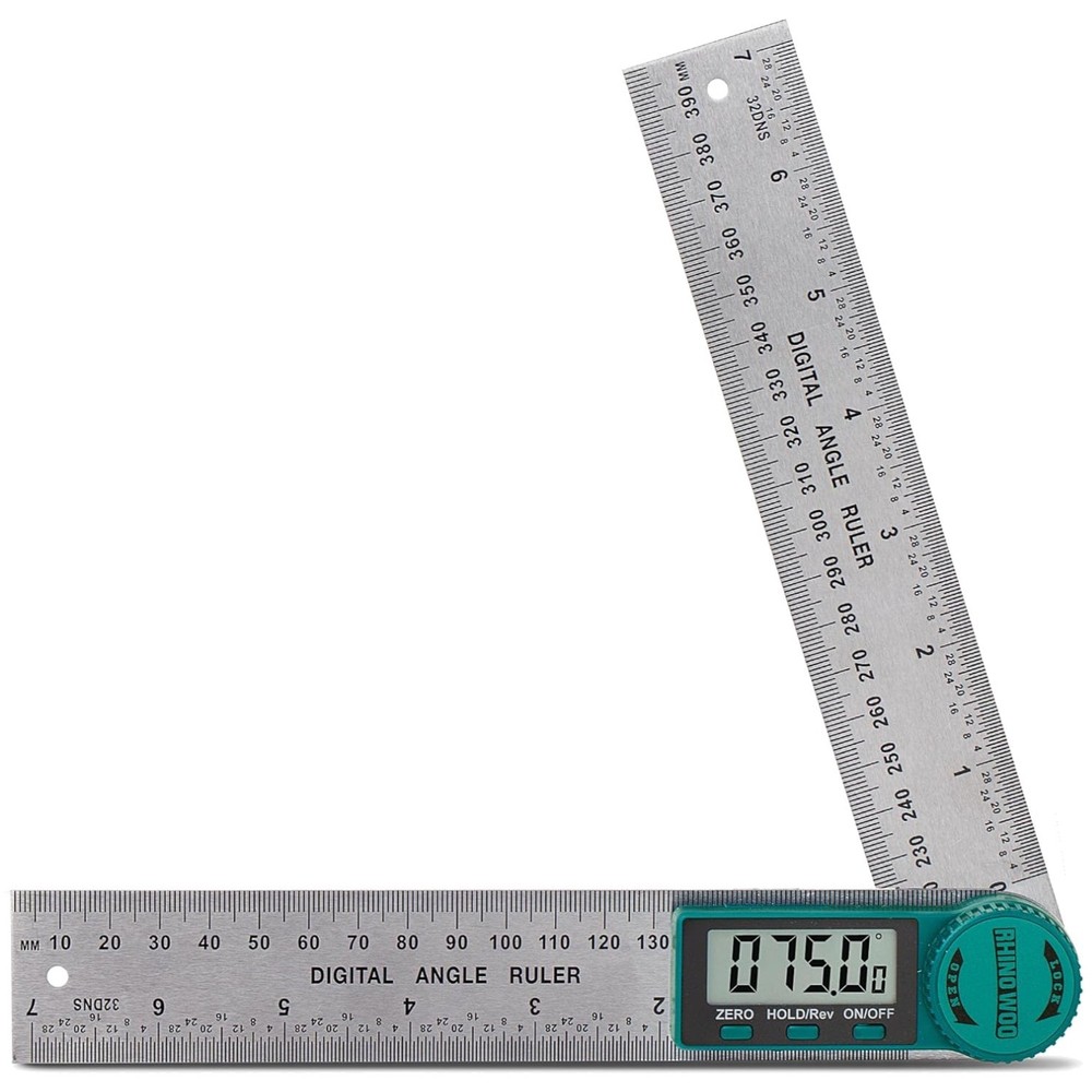 Stainless Steel Angle Finder Protractor - Ideal for Construction & Drafting