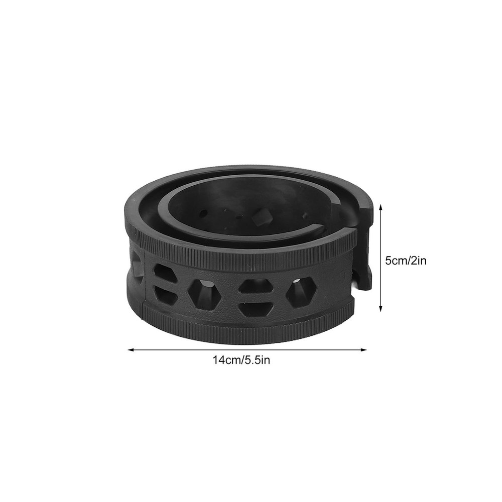 2PCS Car Coil Spring Buffer Rubber, Universal Shock normal, Black