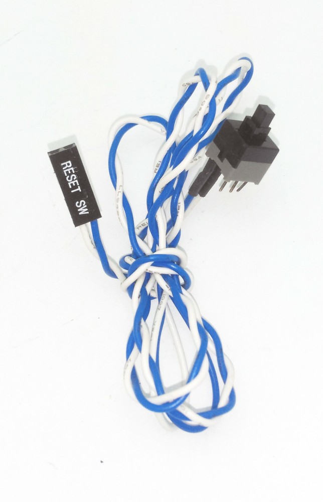 Lot 2: 24" Front Panel Reset ON/OFF Switch Control Cable to Motherboard Case PC