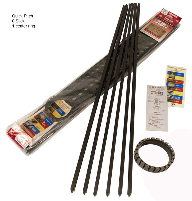 Quick Pitch Pre Slope Shower System kit