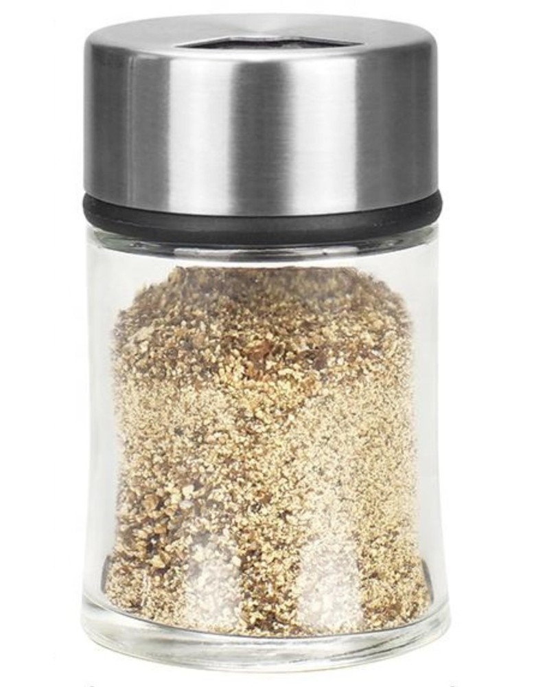 Multi-Function Stainless Steel Salt & Pepper Shaker with Adjustable Sprinkler...