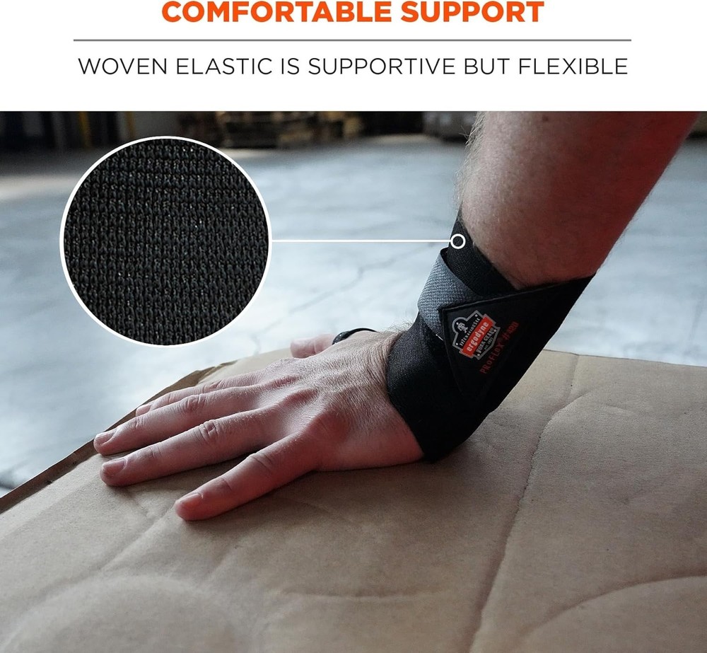 Wrist Wrap with Thumb Loop by ProFlex 420 - Adjustable Compression Support