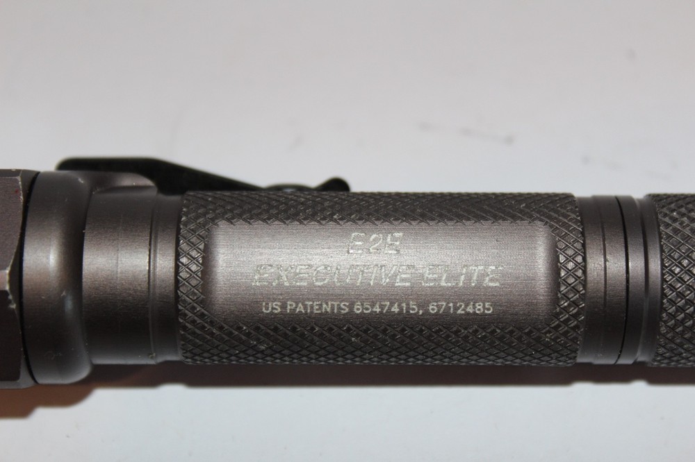 SureFire E2E Executive Elite Flashlight Black 6V Incandescent Tactical Light EDC