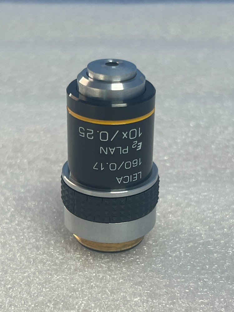 Leica E2 Plan 10X Microscope Objective 13494030 - 10x/0.25