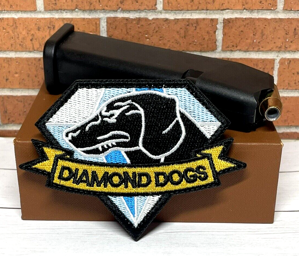 Metal Gear Solid Diamond Dogs Blue Tactical Patch, Fox Hound Diamond Dogs Patch