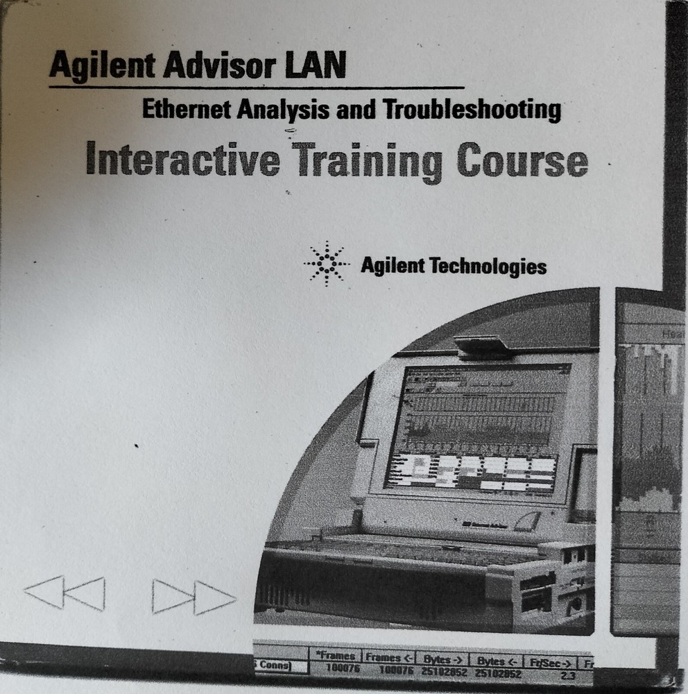 J5400A CD Software Agilent Advisor LAN Interactive Training Course WIN 10 TESTED