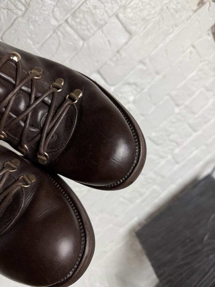 Bally Men's Leather Boots Size 10 Brown