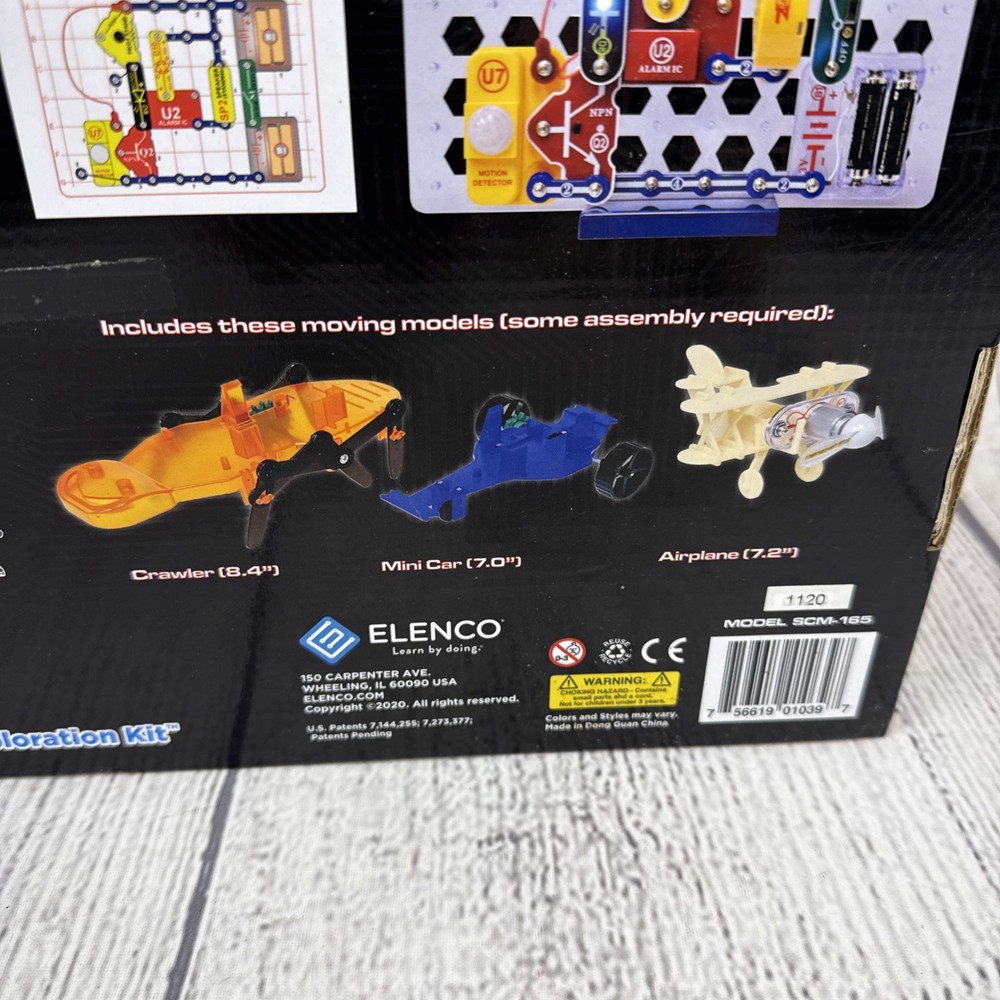 NIB Snap Circuits Large Multi Color Science Kit 165 Projects STEM Learning Fun