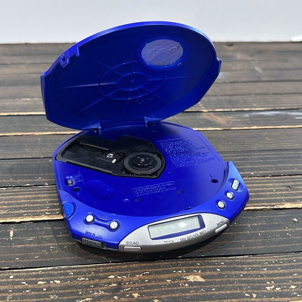 Sony Walkman ESP-MAX D-E350 Vintage Blue Tested Working