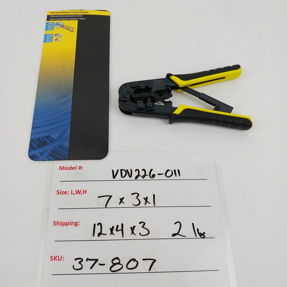 Klein Tools Ratcheting Modular Crimper Stripper Model VDV226-011