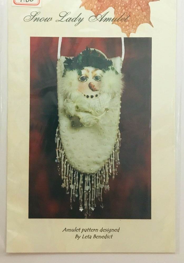 Leta Benedict SNOW LADY AMULET Sewing Instructions & Pattern