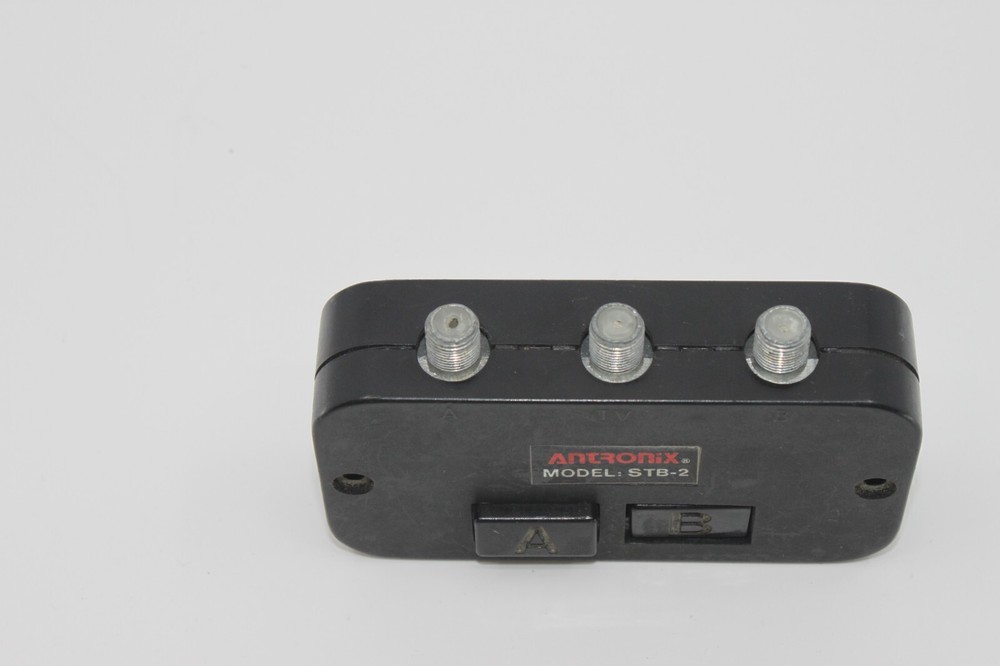 Antronix Model STB-2 A/B Switch. Cable or Satellite Tested