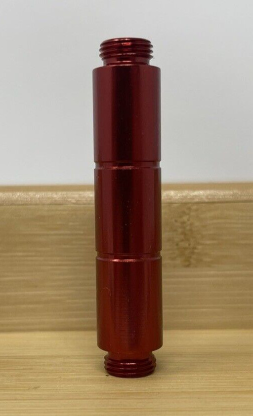 Red Tobacco Pipe Stem Connector 2" - 1 Unit