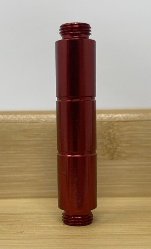 Red Tobacco Pipe Stem Connector 2" - 1 Unit