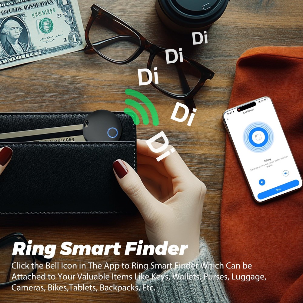 Tracker Tags 2 Pack Luggage Tracking Compatible With TUYA APP iOS and Android...