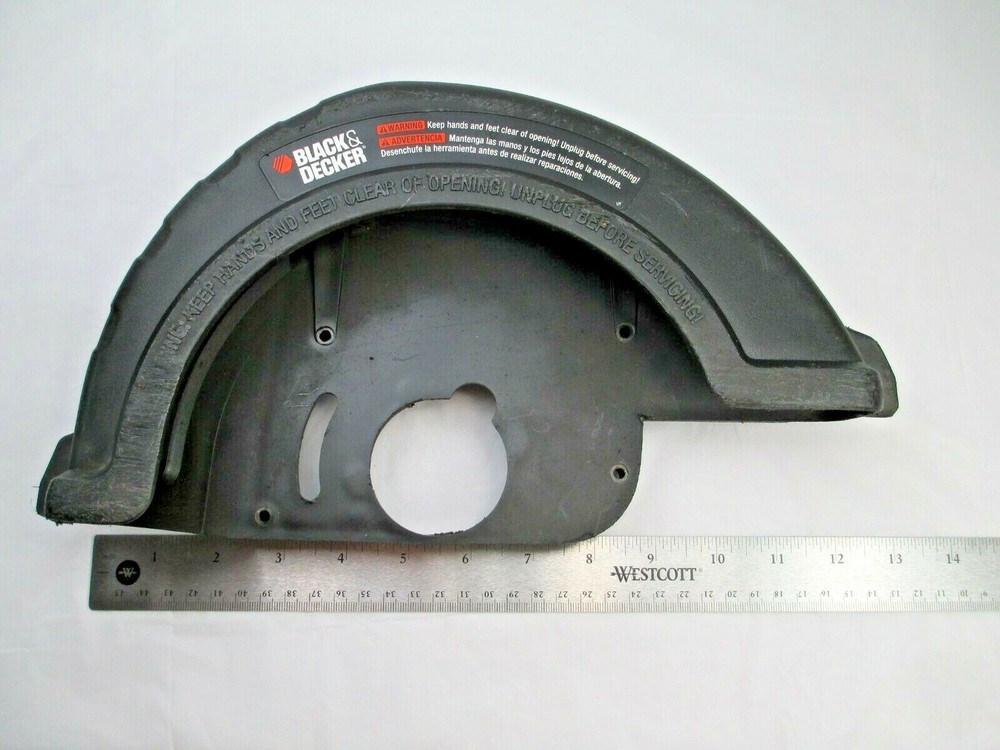 BLACK & DECKER EDGE HOG  ( PLASTIC BLADE GUARD ) pulled from  LE750  type 4