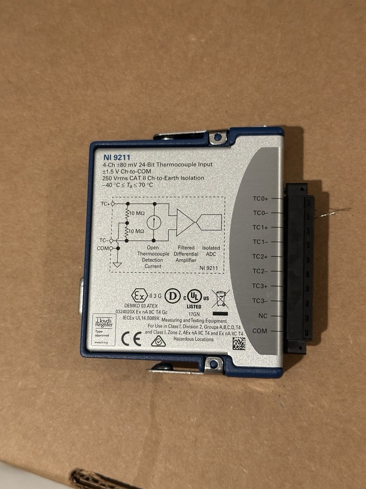 National Instruments Ni 9211 cDAQ Temperature Thermocouple Input Module