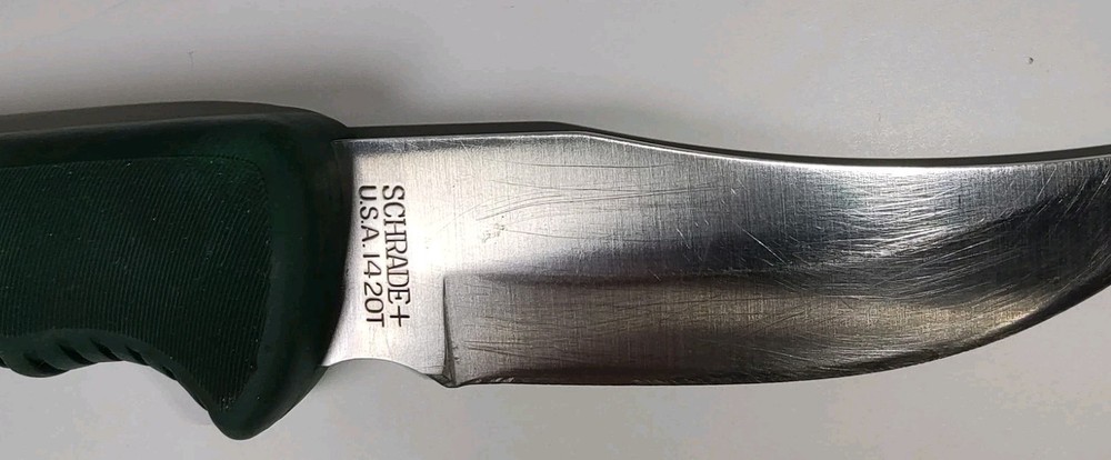 Vintage Schrade Old Timer 1420T Guidemaster Hunting Knife