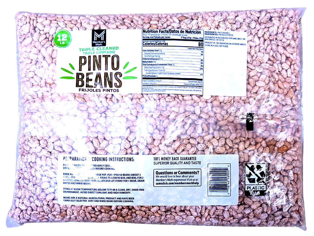 Member's Mark Pinto Beans 12 Lbs.