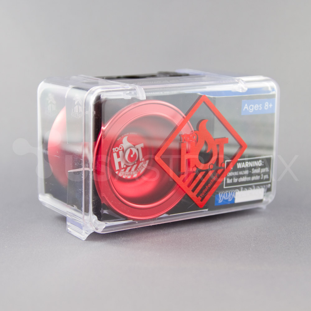 YoYoFactory Too HOT Yo-Yo - Red + FREE STRINGS