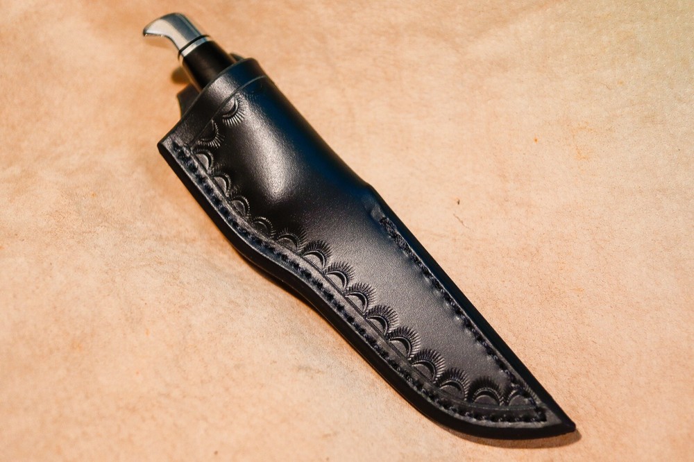 Custom Leather Sheath for Buck 102
