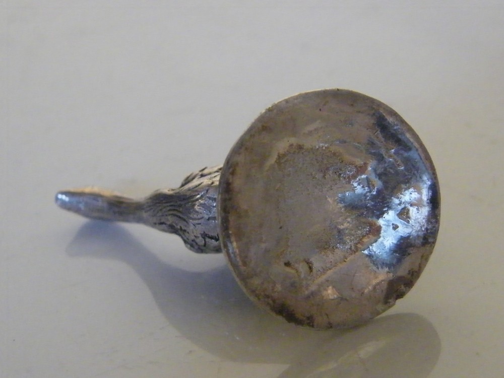 SILVER DUTCH MINIATURE OF A GOOSE