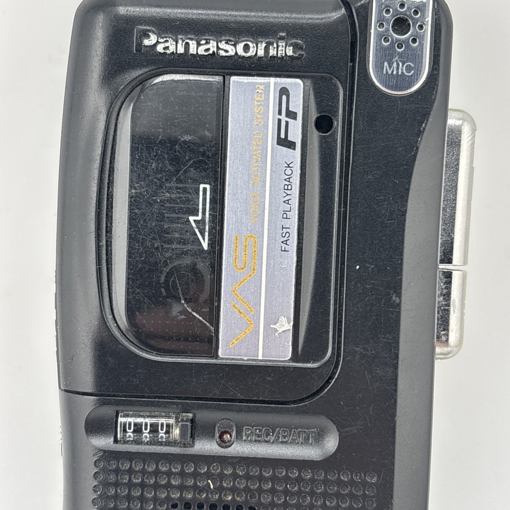 Panasonic RN-402 Micro Cassette Voice Recorder Tested,WORKING SOUND IS DISTORTED