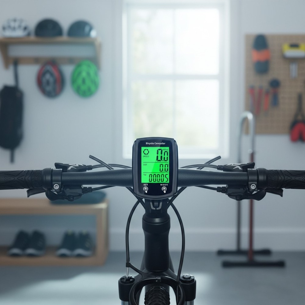 Multi-Function Wired Bicycle Speedometer with LCD Display - Accurate Tracking