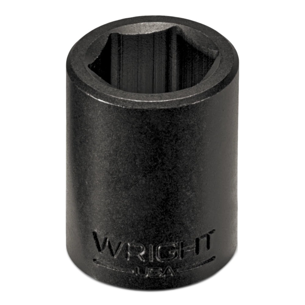 Wright Tool 4816 1/2" Drive 6 Point Standard Impact Socket - 1/2"