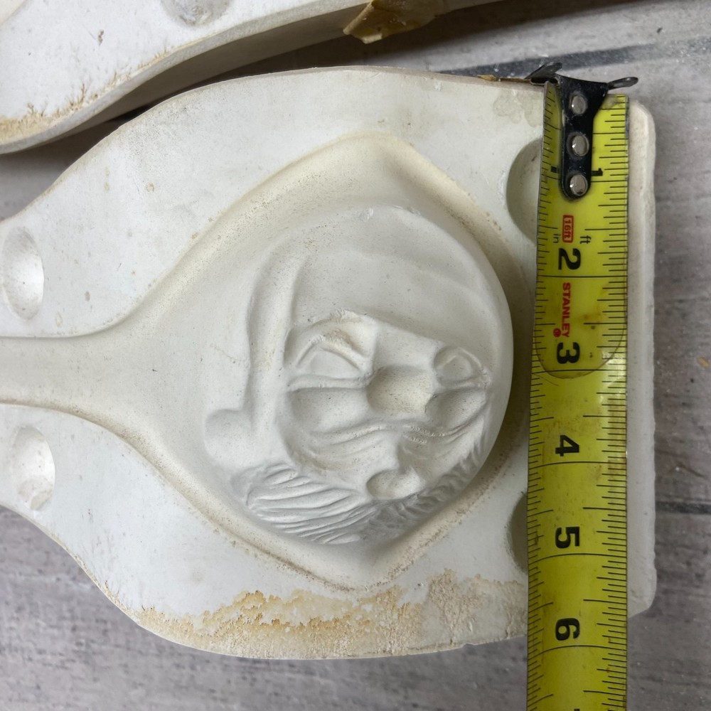 Unbranded Ceramic Casting Mold Spoon Shape with Decorative Handle