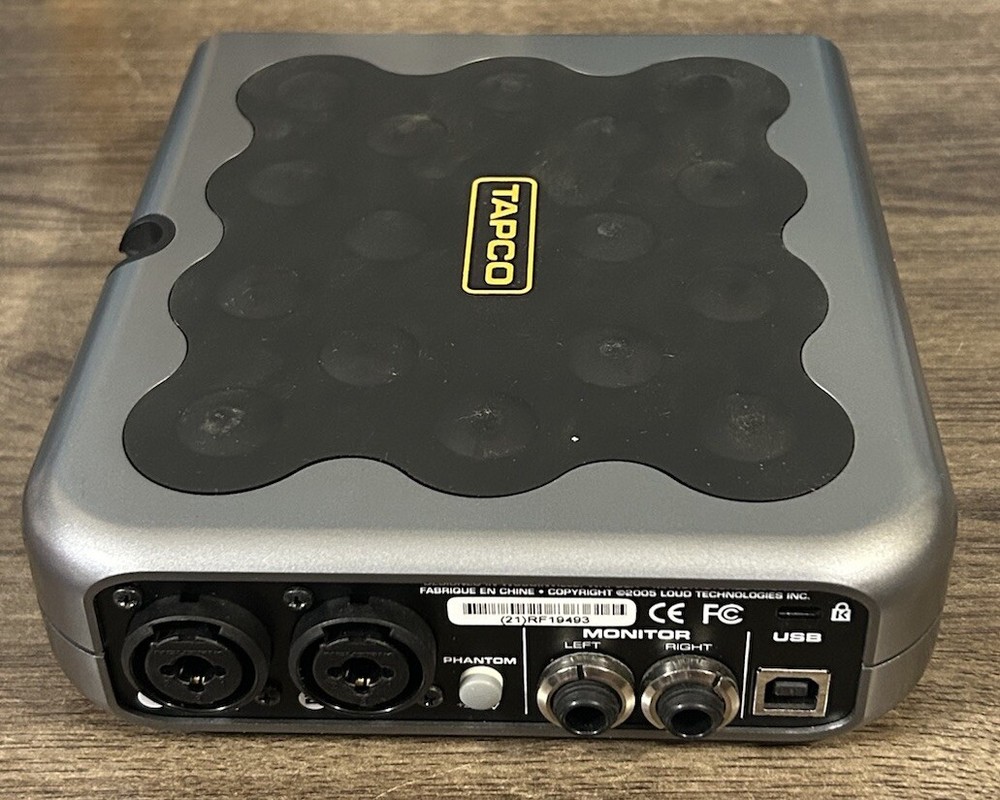 TAPCO Link Firewire 4x6 audio interface 2 Inputs, Fully Tested With Power Supply