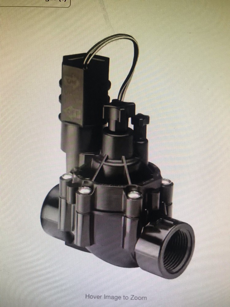 Rain Bird 1 in. FPT Inline Irrigation Valve with Flow Control
