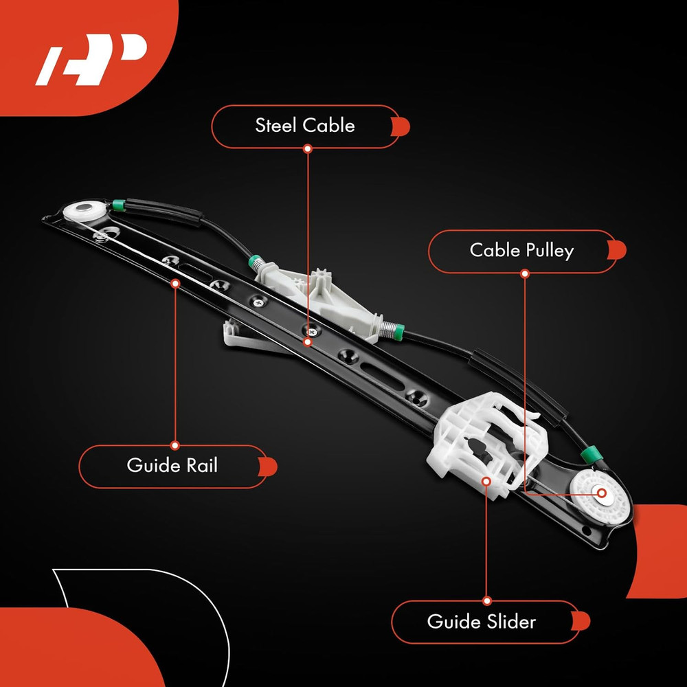 Power Window Regulator Replacement for BMW X3 E83 2004-2010 Rear Left
