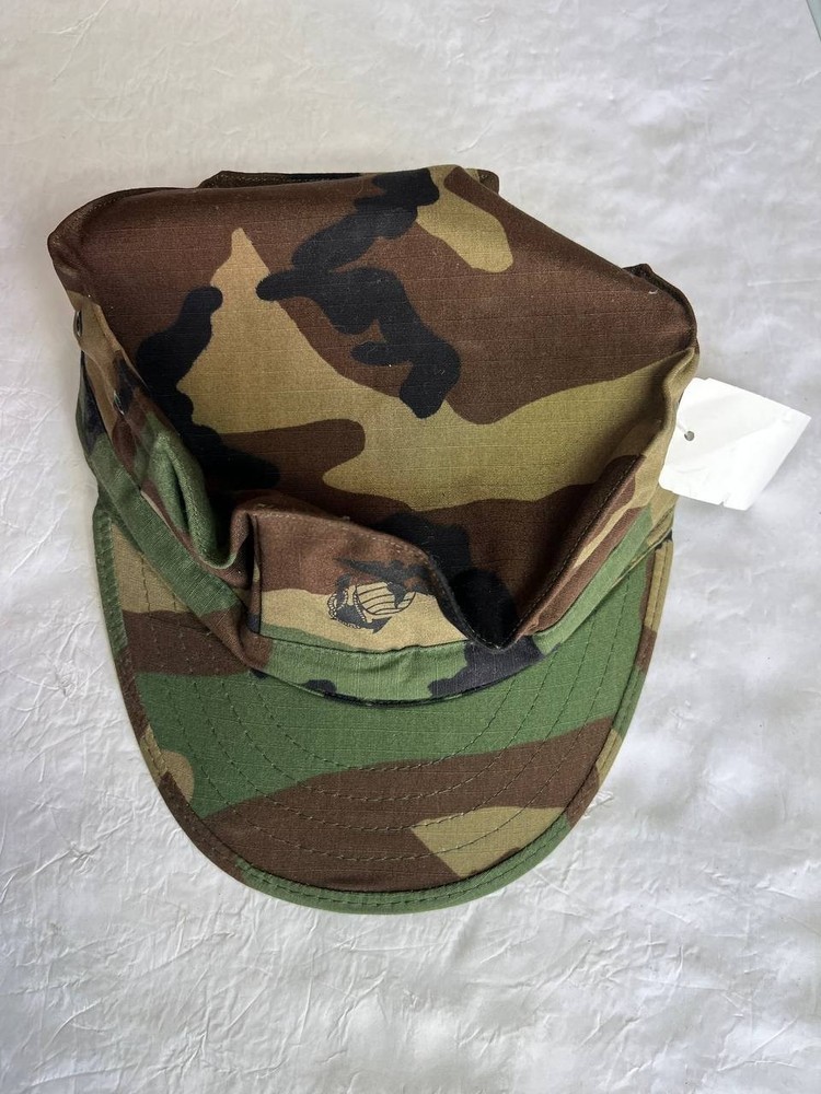 NWT US Marines Military USMC Medium Point Camouflage Utility Cap Type